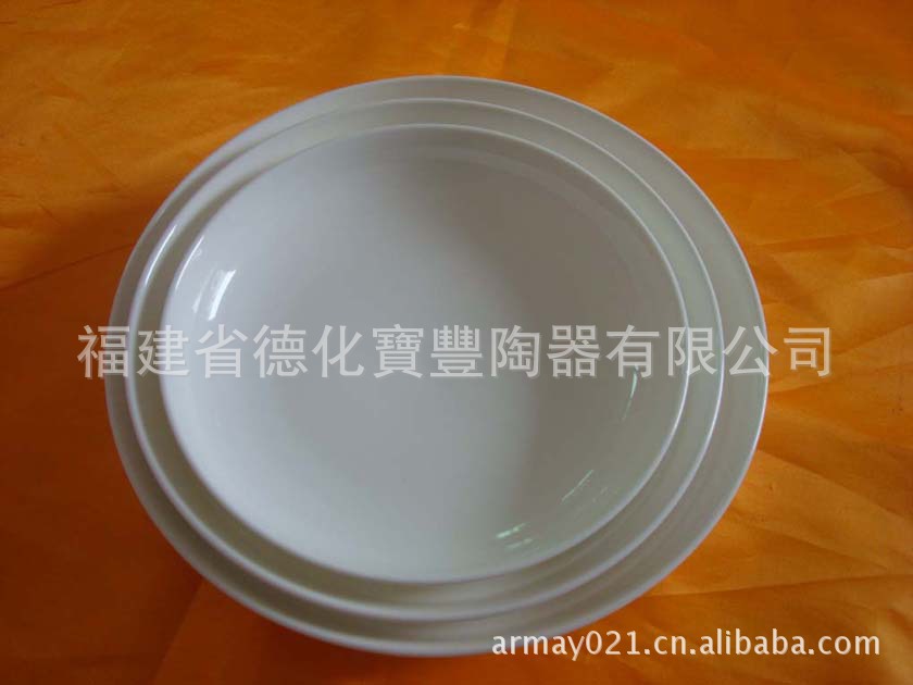 【磨蒜器.陶瓷餐具.日用陶瓷.家用瓷器.酒店餐具.陶瓷制品.新骨瓷】价格,厂家,图片,碗、碟、盘,福建省德化宝丰陶器-